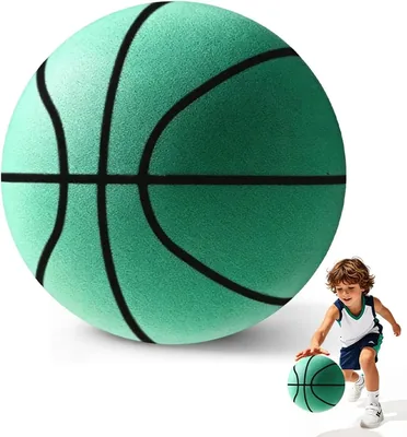 Piashow Silent - Canestro da basket rimbalzante silenzioso, in schiuma, per allenamento, leggero, ideale per dribbling silenziosi