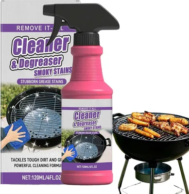 Barbekekkgrill Reiniger Sprut, Heavy Duty Degreaser Sprut, Snabbt Handlad Oven, Multifunkionell Fettborttagning, 120 ml Kök Reiniging