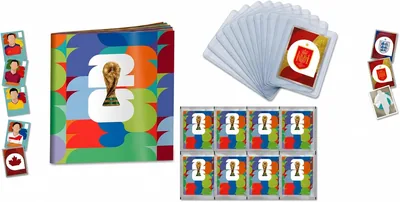 Pack oficial Panini Mundo 2026 - Álbum + Kit de inicio + 10 sobres protectores