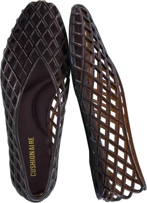 CUSHIONAIRE Siesta Modern Lattice Ballet Flats - Best Deal