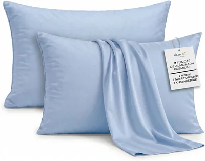 Almohadas de microfibra Degrees Extra Suaves y Transpirables - Pack de 2, Hipoalergénicas y Antiarrugas