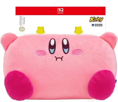 Bolsa de peluche HORI (Kirby) para Nintendo Switch 2 - Oficialmente Licenciada por Nintendo