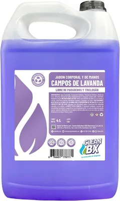 Jabón Líquido Para Manos y Cuerpo Aroma Campos de Lavanda 4L | Aroma Relajante, Hidratante y Uso Diario Best Deal