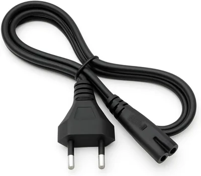 Cabo de Força Energia Bipolar 2 Pinos 1,5m Bivolt Universal para Video Game, Impressora, TV, Compatível com PS4 e PS5 - Melhor Preço