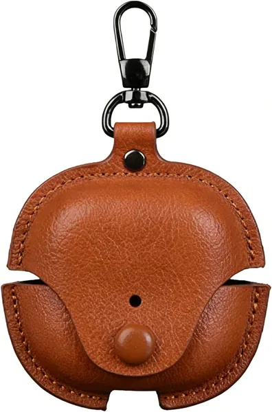 Alimingyan Headphone Case for Huawei FreeClip 2, PU Leather, Protective Charging (Light Brown) - Best Deal