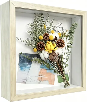3D Picture Frame - Square Deep Frame for Photos - DIY Decor