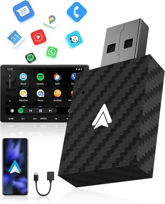 WityEye Adaptador Wireless Android Auto, 28% de Descuento