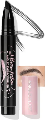 Anglicolor Micro-Embroidery Eyebrow Pen, Black, Smudge-Proof 24H, Best Deal