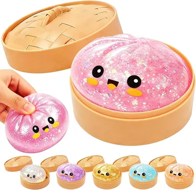 SLEEPHEAD Glitter Dumpling Squishy Mystery Box, Stress Relief Toy 40% Off
