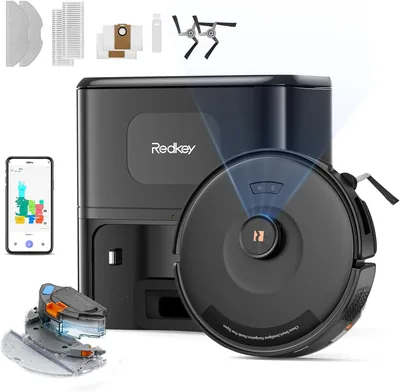 Redkey D8 Pro Robot Vacuum Cleaner - Mop & Suction
