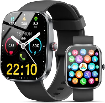Reloj Inteligente Hombre Mujer, 1,91" HD, Llamadas Bluetooth, IP68, 300mAh | Smartwatch deportivo con 100+ modos, pulsómetro