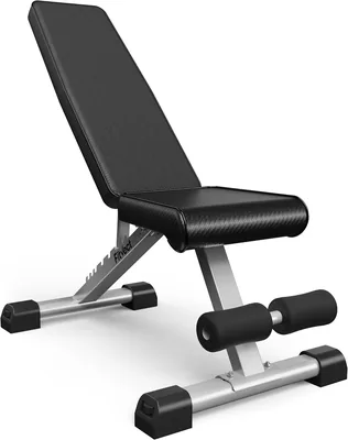 Fitvect Profi Dumbbell Bank - 300 kg, Justerbar & Faltbar | Justerbar Bank - 300kg