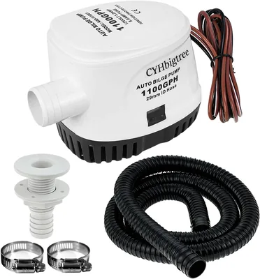 12V 1100GPH Boat Bilge Pump Kit 10% Off