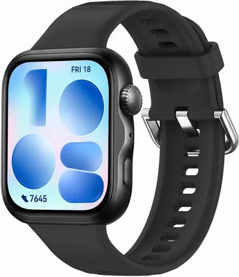 حزام قابل للتعديل بسلاسة متوافق مع ساعة HUAWEI Fit 5/5 Pro، Fit4/4 Pro، Fit3، مصنوع من مادة سيليكون ناعمة ومرنة لجميع الأجهزة