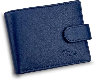 Slim Bifold Leather Wallet for Men - 40% Off