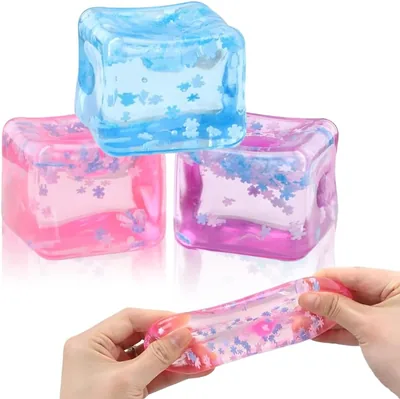 3 pcs Square Pressure Blocks Squishy Stress Cube - 8% Off
