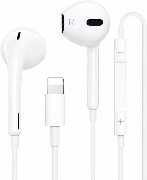 iPhone Headphones Lightning Wired Earbuds 53% Off