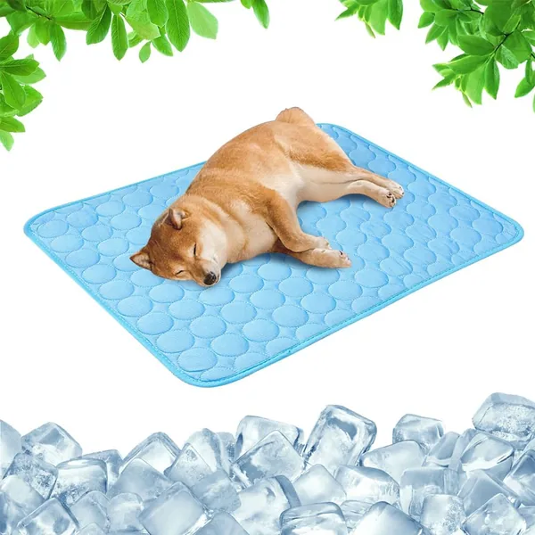 Matelas de refroidissement durable 2026 pour chats et chiens - Matelas de refroidissement pour animaux, lavable et anti-morsure