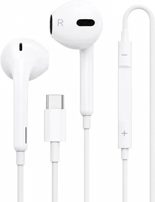 USB C Headphones Earphones Wired Type C Earbuds with Mic & Volume Control - Best Deal