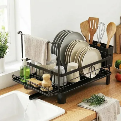 Gabeeriso Dish Drying Rack, Stainless Steel Kitchen Drainer