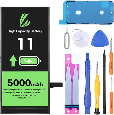 LL TRADER iPhone 11用 バッテリー 5000mAh 高容量 リチウムイオン電池 2025年モデル 新品