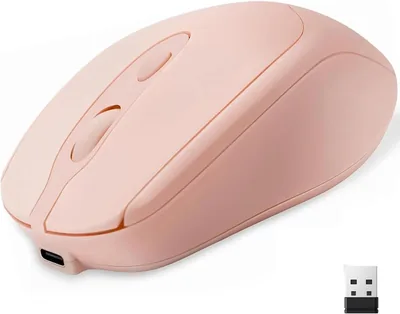 ماوس M256 اللاسلكي ذو الوضع المزدوج - ماوس إرجونوميكي صامت مع تقنية Bluetooth 5.2 و USB-C قابلة للشحن، 1600 DPI قابل للتعديل، للمنزل والمكتب