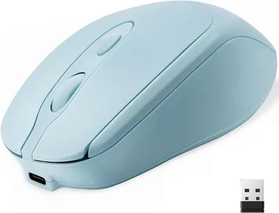 ماوس M256 اللاسلكي ذو الوضع المزدوج - ماوس إرغونومي صامت مع تقنية Bluetooth 5.2 و 2.4GHz، شاحن USB-C قابل للتعديل، 1600 DPI