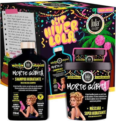Kit Morte Súbita - Shampoo e Máscara - Edição Comemorativa - Lola From Rio (31% de Desconto)