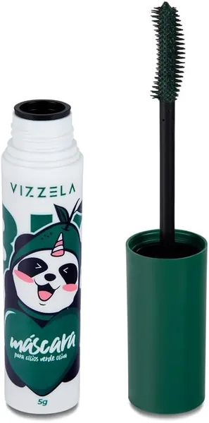 Máscara Para Cílios Vizzela Big No Panda Verde Vegano Original - Best Deal