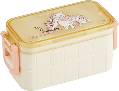 Skater YZW3IC-A 2-Tier Lunch Box with Ice Packs, Disney Winnie the Pooh, 600ml, Made in Japan - Best Deal