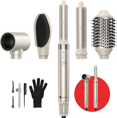 Slopehill 5-in-1 Styler: Glätteisen, Lockenwickler, Ionen-Haartrockner - 51% Rabatt