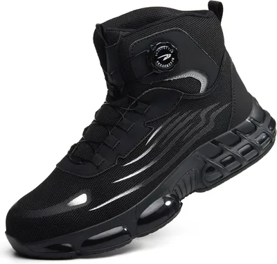 COOU Steel Toe Cap Boots Men Women Puncture Proof Work Boots Best Deal