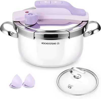 KOCH SYSTEME CS 3L Stainless Steel Pressure Cooker - 10% Off