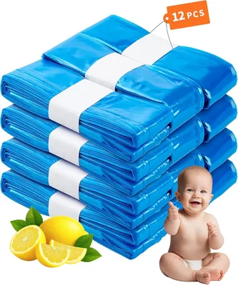 Paquet de 12 rechargements pour poubelle à couches TommeeTippee, compatibles avec LitterGenie LitterLocker (Meilleure Offre)