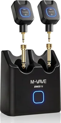 M-VAVE SWS-11 - Sistema Inalámbrico para Guitarra de 5.8 GHz con Estuche