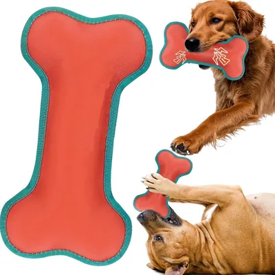 LANCI Dog Chew Toy - Tough Bone for Aggressive Chewers, Medium Large Dogs