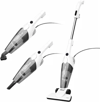 Deerma DX118C Corded Stick Vacuum Cleaner, 16000Pa Suction, 2-in-1 Design, 1.2L Tank, 600W Motor - Best Deal
