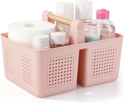 Portable Shower Caddy Basket Pink - Best Deal