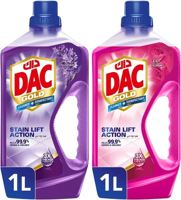 Dac Gold Disinfectant Rose Bloom & Lavender - 2 x 1 Litre - Best Deal