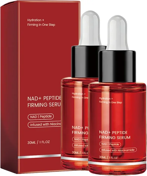NAD - Suero Reafirmante Facial y de Cuello con Péptidos EGF y Colágeno, Antiedad, 70% de Descuento