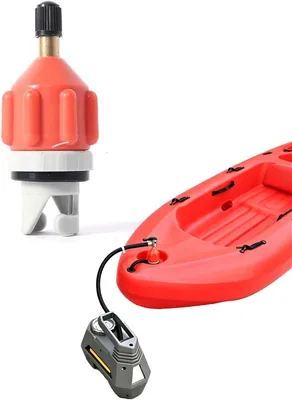 Valvola d'aria YIPFEN 1x per Kayak SUP Arancione, Sostituzione ermetica per Inflazione rapida e sicura. Compatibile con Canoa Inflatabile