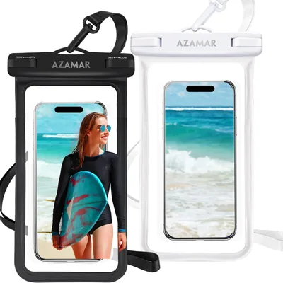 スマートフォン防水ケース 2個セット IPX8完全防水 iPhone対応 顔認証・指紋認識対応 タッチ可能