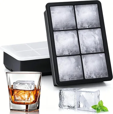 Azxb Large Silicone Ice Cube Tray (2-Pack) Best Deal