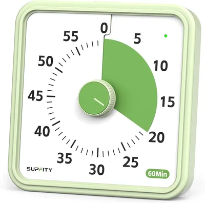 Supfity 8" Visual Timer - 60 Min Countdown