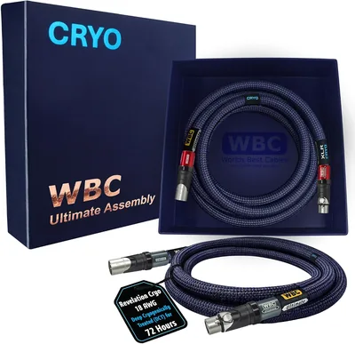 Cables Revelación CRYO 1 Metro - Mejores Cables del Mundo - AWG 18 OFC Ultra-Purificado