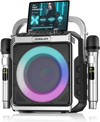 Karaoke Machine w/ Mic & Lights - 50% Off