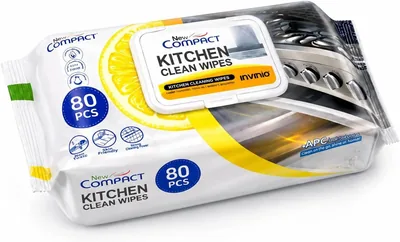 80 Pieces Kitchen Clean Wipes - Oil & Grease Remover, Best Deal
