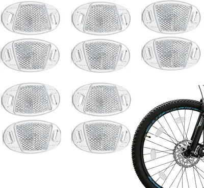 Nivofu 10 sztuk rowerów z kocimi oczami, reflektory, dopuszczone do ruchu drogowego - Best Deal