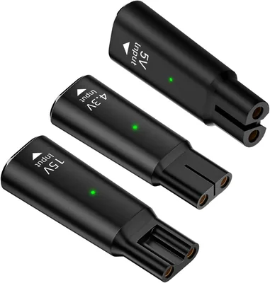 حزمة من 3: محول شاحن USB-C MuSylonz 15V/4.3V/5V متوافق مع OneBlade HQ8505 A00390، موصل شحن سريع ومتين