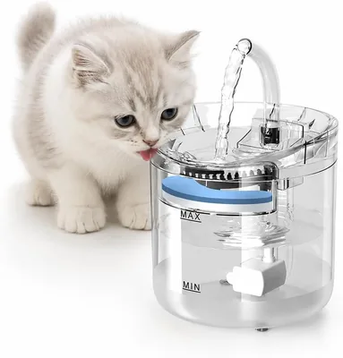 Automatic Cat Water Fountain 1.8L Quiet USB Pet Drink Fountain